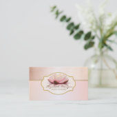 Moderne Stijlvolle, Frame Lotus Bloem Visitekaartje (Staand voorkant)
