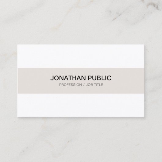 Moderne, stijlvolle, geavanceerde, luxe laptop visitekaartje (Voorkant)