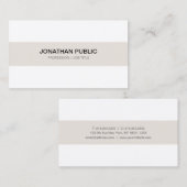 Moderne, stijlvolle, geavanceerde, luxe laptop visitekaartje (Voorkant / Achterkant)