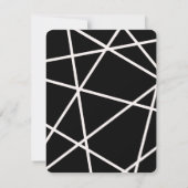 Moderne, stijlvolle geodetische monografie notitiekaartje (Achterkant)