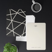 Moderne, stijlvolle geodetische monografie notitiekaartje