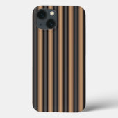 Moderne Stijlvolle geroosterde bruine strepen met  Case-Mate iPhone Case (Achterkant)