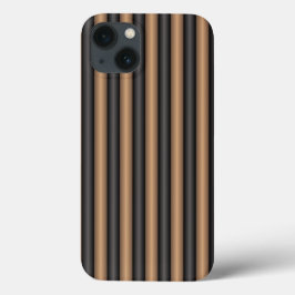 Moderne Stijlvolle geroosterde bruine strepen met  Case-Mate iPhone Case