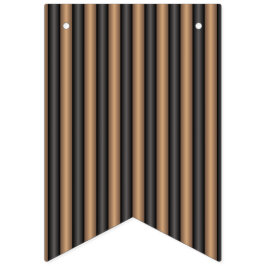 Moderne Stijlvolle geroosterde bruine strepen met  Vlaggetjes