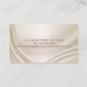 Moderne stijlvolle, gouden cirkels visitekaartje (Achterkant)