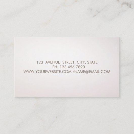 Moderne stijlvolle, gouden cirkels visitekaartje (Achterkant)