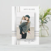 Moderne, stijlvolle gouden en zilveren valschaduw  (Staand voorkant)