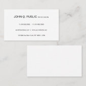 Moderne, stijlvolle grafische vormgeving met geava visitekaartje (Voorkant / Achterkant)