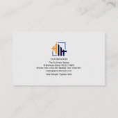 Moderne, stijlvolle Handyman Signage Home Construc Visitekaartje (Achterkant)