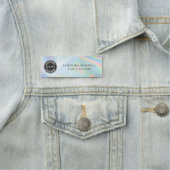 Moderne, stijlvolle holografische schoonheidsspeci naamplaatje (In situ)