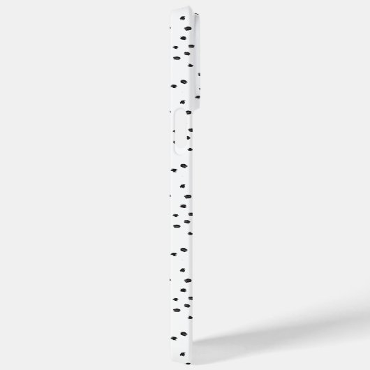 Moderne stijlvolle hot roze gepersonaliseerde polk Case-Mate iPhone case (Achterkant / Rechts)