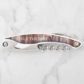 Moderne stijlvolle houten Kurkentrekker flesopener (Voorkant)