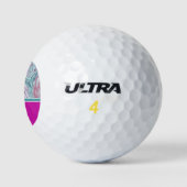 Moderne stijlvolle initiaal monogram golfballen (Logo)