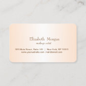 Moderne stijlvolle Kaart van Makeup Loyalty (Achterkant)