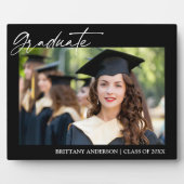 Moderne Stijlvolle Kalligrafie Inkt Afstuderen Fot Fotoplaat (Voorkant)