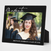 Moderne Stijlvolle Kalligrafie Inkt Afstuderen Fot Fotoplaat (Zijkant)