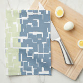 Moderne, stijlvolle kleuren op aarde theedoek (Quarter Fold)
