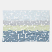 Moderne, stijlvolle kleuren op aarde theedoek (Horizontaal)