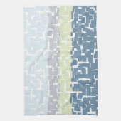 Moderne, stijlvolle kleuren op aarde theedoek (Verticaal)