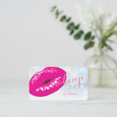 Moderne, stijlvolle, kleurrijke Bokeh, Lips Visitekaartje (Staand voorkant)
