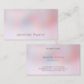 Moderne, stijlvolle, kleurrijke, eenvoudige Sjablo Visitekaartje (Voorkant / Achterkant)