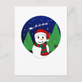 Moderne stijlvolle kunstillustratie Kerstontwerp Briefkaart