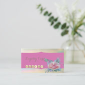 Moderne, stijlvolle, langwerpige Kaart Klantenkaartje (Staand voorkant)