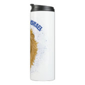 Moderne Stijlvolle Leeuw van Juda I Stand met Isra Thermosbeker (Geroteerd rechts)