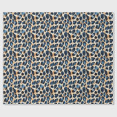 Moderne Stijlvolle Leopard Pattern Waterverf Style Cadeaupapier (Vlak)