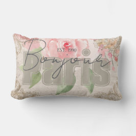 Moderne stijlvolle lettering Grunge botanische sha Kussen