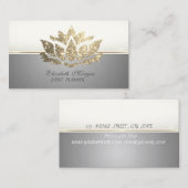 Moderne, stijlvolle luxe professionele glitter Lot Visitekaartje (Voorkant / Achterkant)