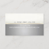 Moderne, stijlvolle luxe professionele glitter Lot Visitekaartje (Achterkant)