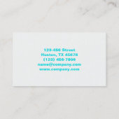 Moderne Stijlvolle Manicurist Nail Artist Nail Sal Visitekaartje (Achterkant)