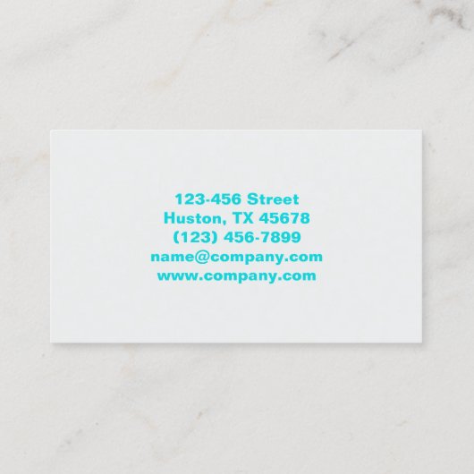 Moderne Stijlvolle Manicurist Nail Artist Nail Sal Visitekaartje (Achterkant)