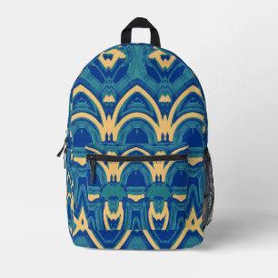 Moderne stijlvolle meerkleurige klassieke ontwerp bedrukte rugzak
