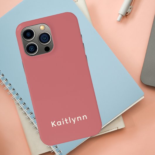 Moderne Stijlvolle Meisjesachtige Chic Minimaal Mo Case-Mate iPhone Case