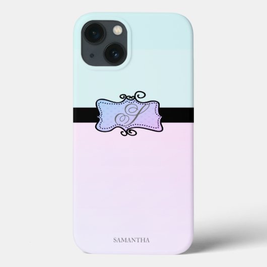Moderne stijlvolle meisjesachtige streep Case-Mate iPhone case (Achterkant)