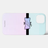 Moderne stijlvolle meisjesachtige streep Case-Mate iPhone case (Achterkant (horizontaal))