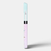 Moderne, stijlvolle meisjesstripe ijscrème Case-Mate iPhone case (Achterkant / Links)