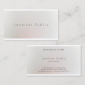 Moderne, stijlvolle, minimale ontwerpprijs, luxe l visitekaartje (Voorkant / Achterkant)