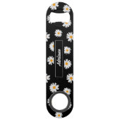 Moderne stijlvolle minimalistische gepersonaliseer speed flessenopener (Voorkant)