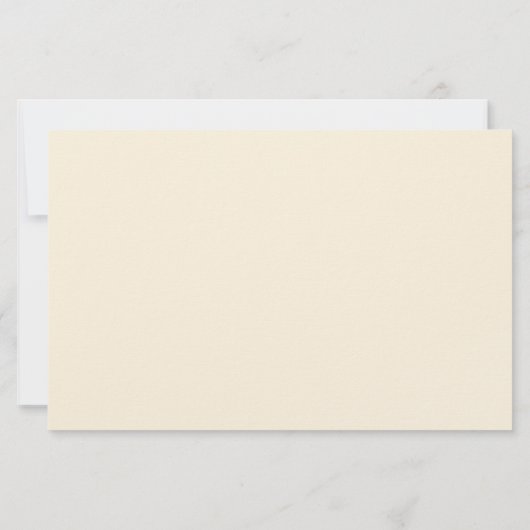 Moderne stijlvolle minimalistische monogram naam briefpapier (Achterkant)