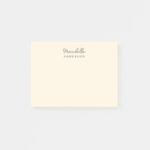 Moderne stijlvolle minimalistische monogram naam