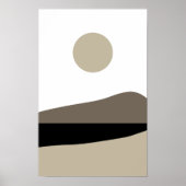 Moderne stijlvolle minimalistische muurkunst print (Voorkant)