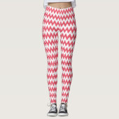 Moderne, stijlvolle Mode roze geometrisch Leggings (Voorkant)