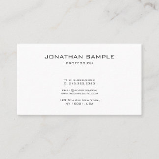 Moderne, stijlvolle monogram design met geavanceer visitekaartje