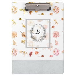 Moderne, stijlvolle monogram meisjes 1974 klembord