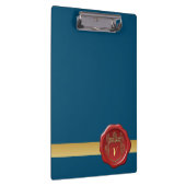 Moderne stijlvolle monogram patroonstempel #2 klembord (Rechts)