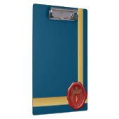 Moderne stijlvolle monogram patroonstempel #3 klembord (Rechts)