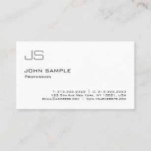 Moderne stijlvolle monogram Professional Visitekaartje